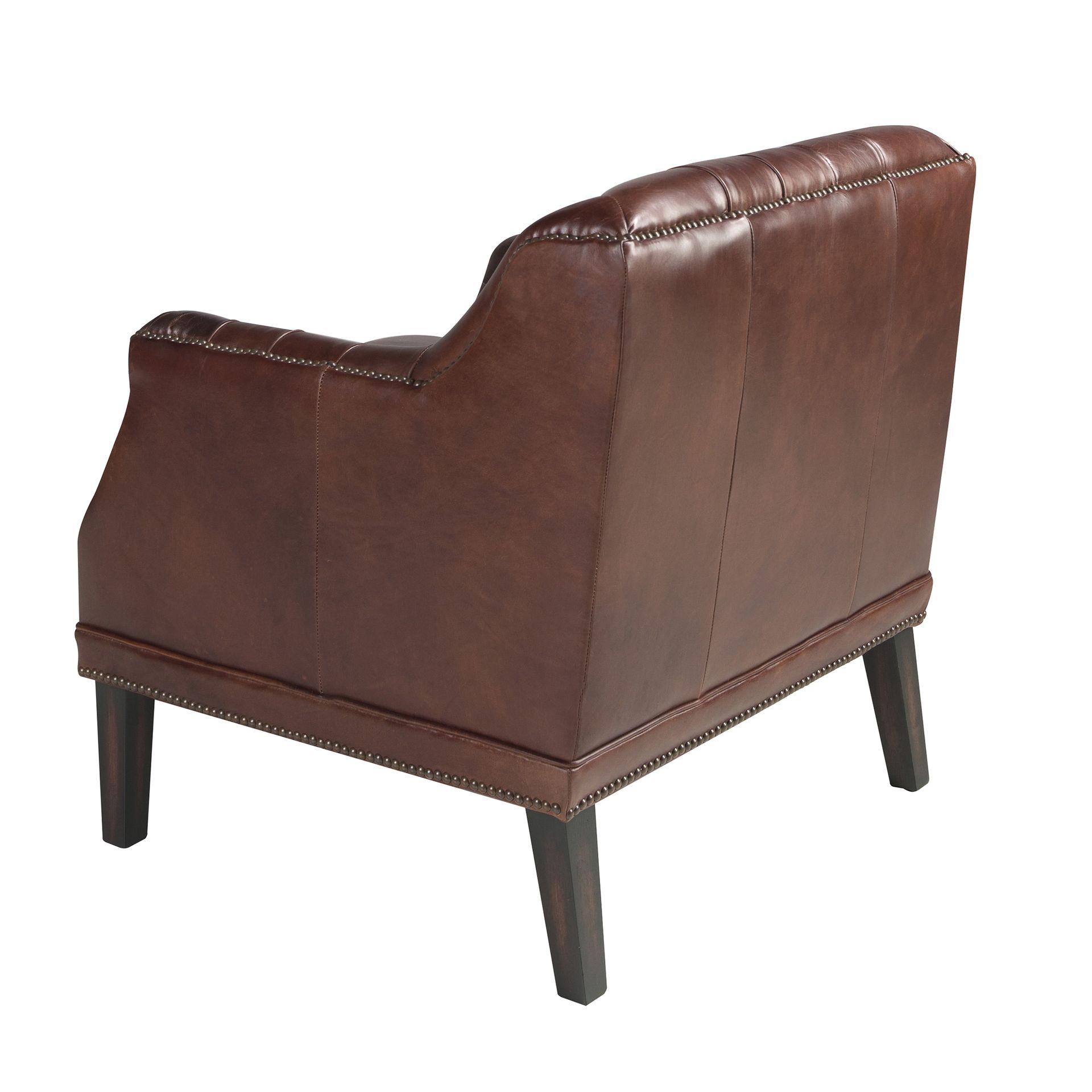Sillón Chester piel marrón coñac Sillón Chester piel marrón coñac - Imagen 6