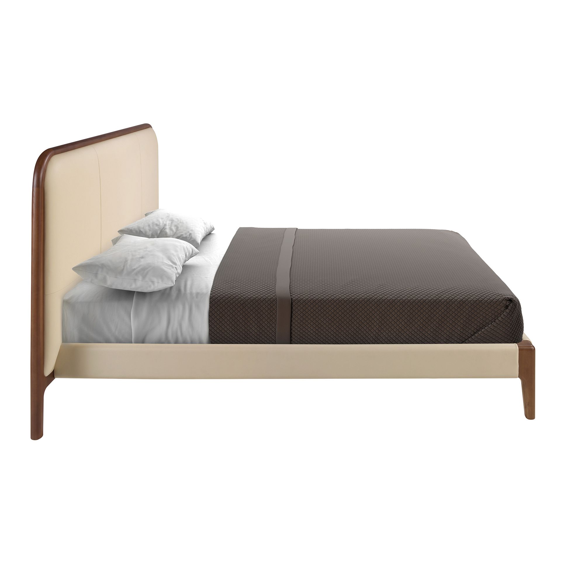 Cama polipiel color crema Cama polipiel color crema - Imagen 8