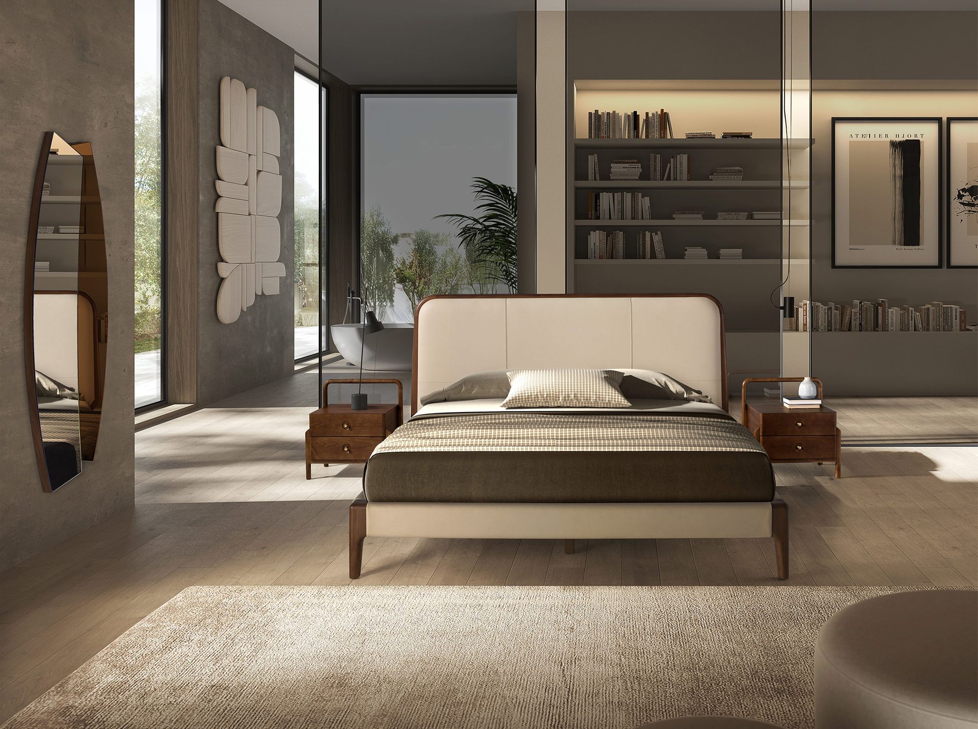 Cama polipiel color crema Cama polipiel color crema - Imagen 5