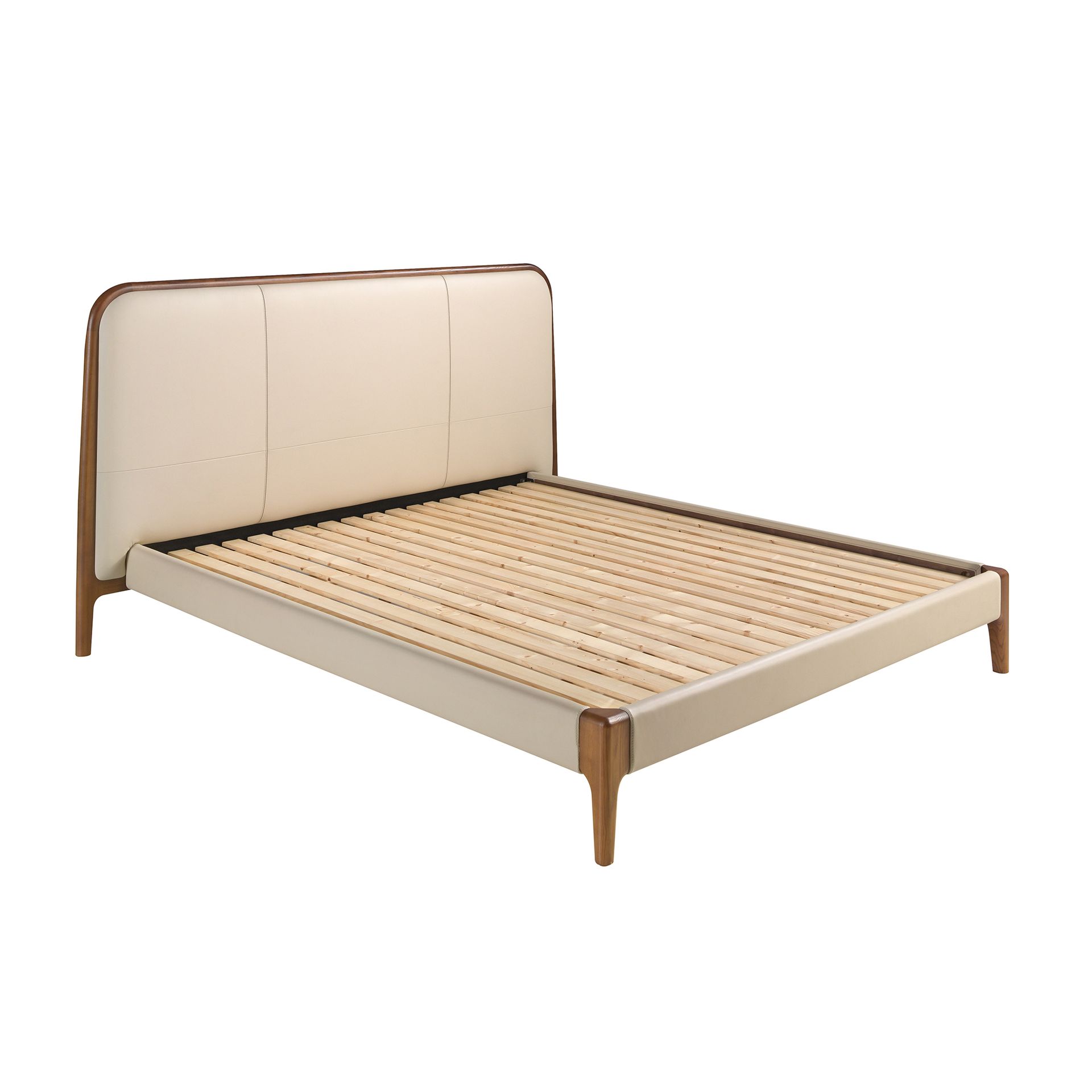 Cama polipiel color crema Cama polipiel color crema